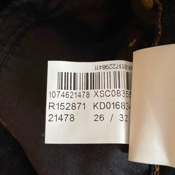 2/$30 Mavi Kendra High Rise Straight Leg Blue Jeans size 26 - Picture 7 of 12